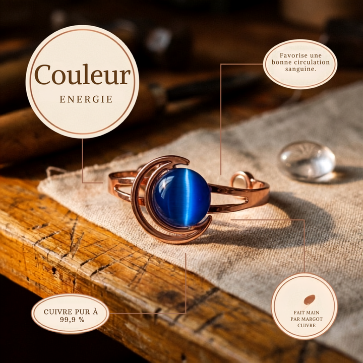 Bracelet en cuivre Margot Cuivre Sphere