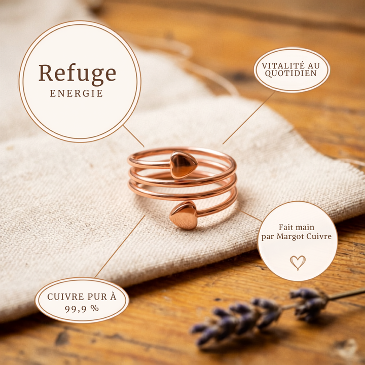 Bague en cuivre Margot Cuivre Haven