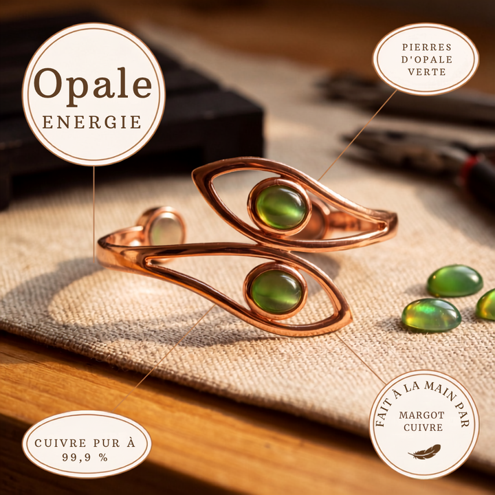 Bracelet en Opale et Cuivre de Margot Cuivre