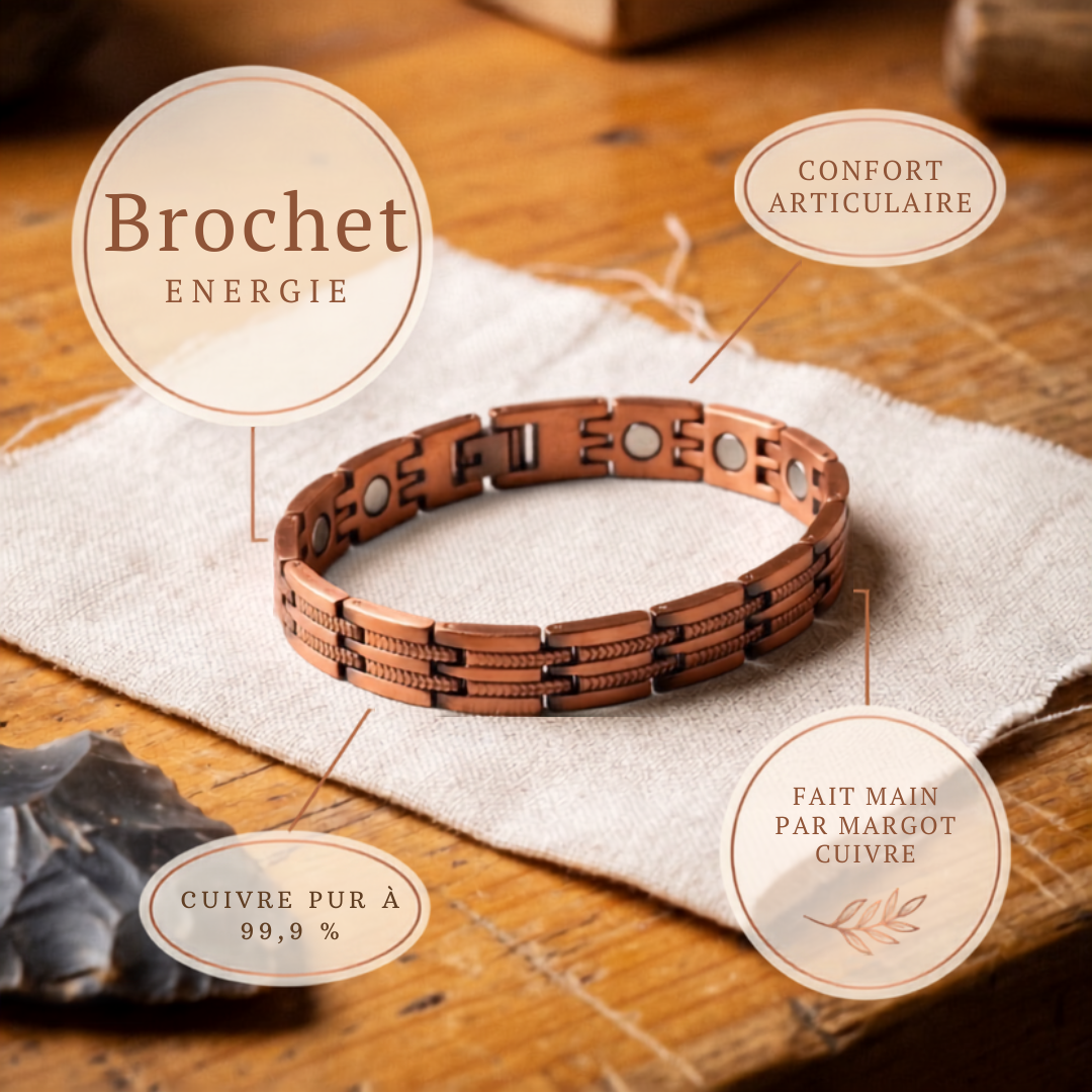 Bracelet en cuivre pour homme de Margot Cuivre