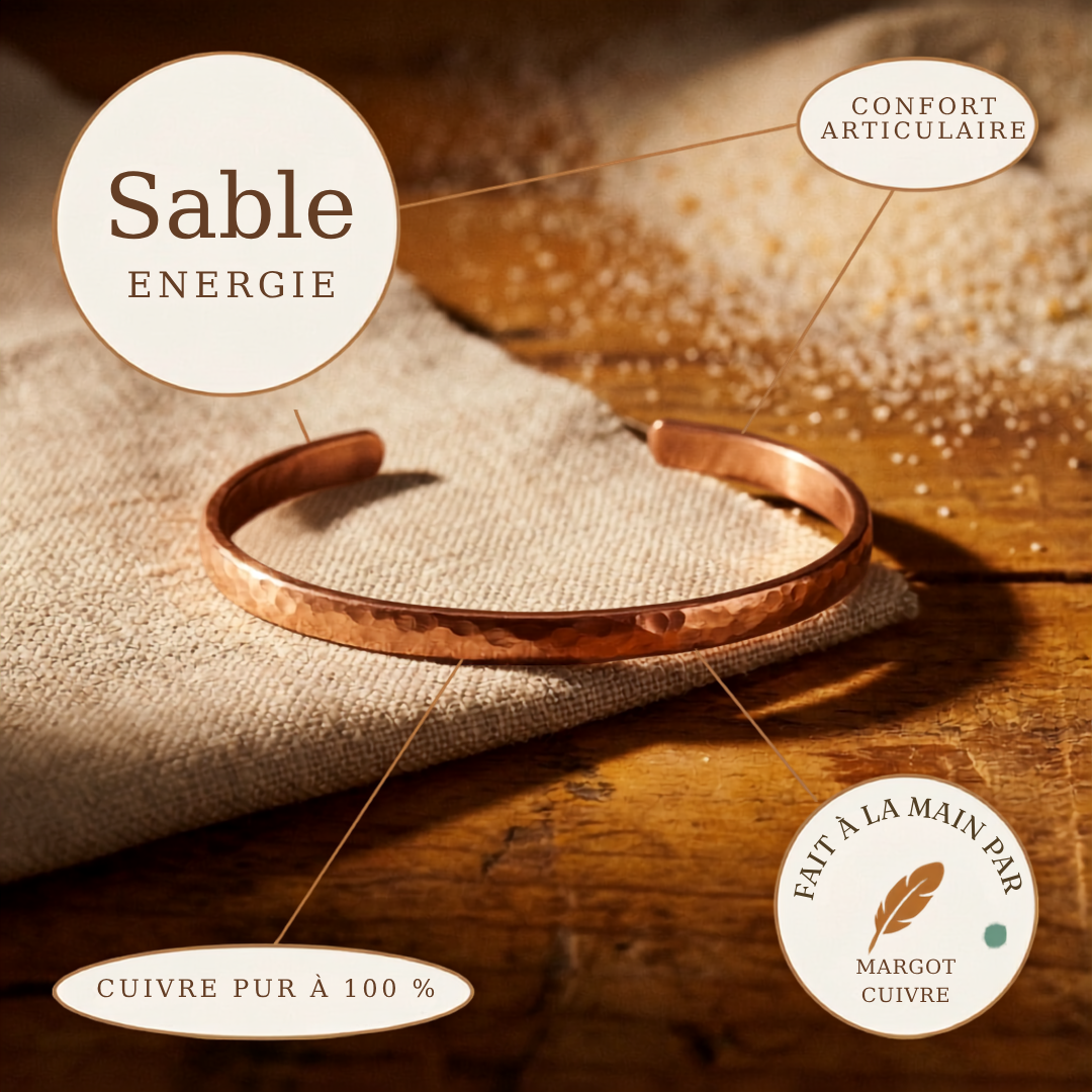 Bracelet de cheville en cuivre de Margot Cuivre