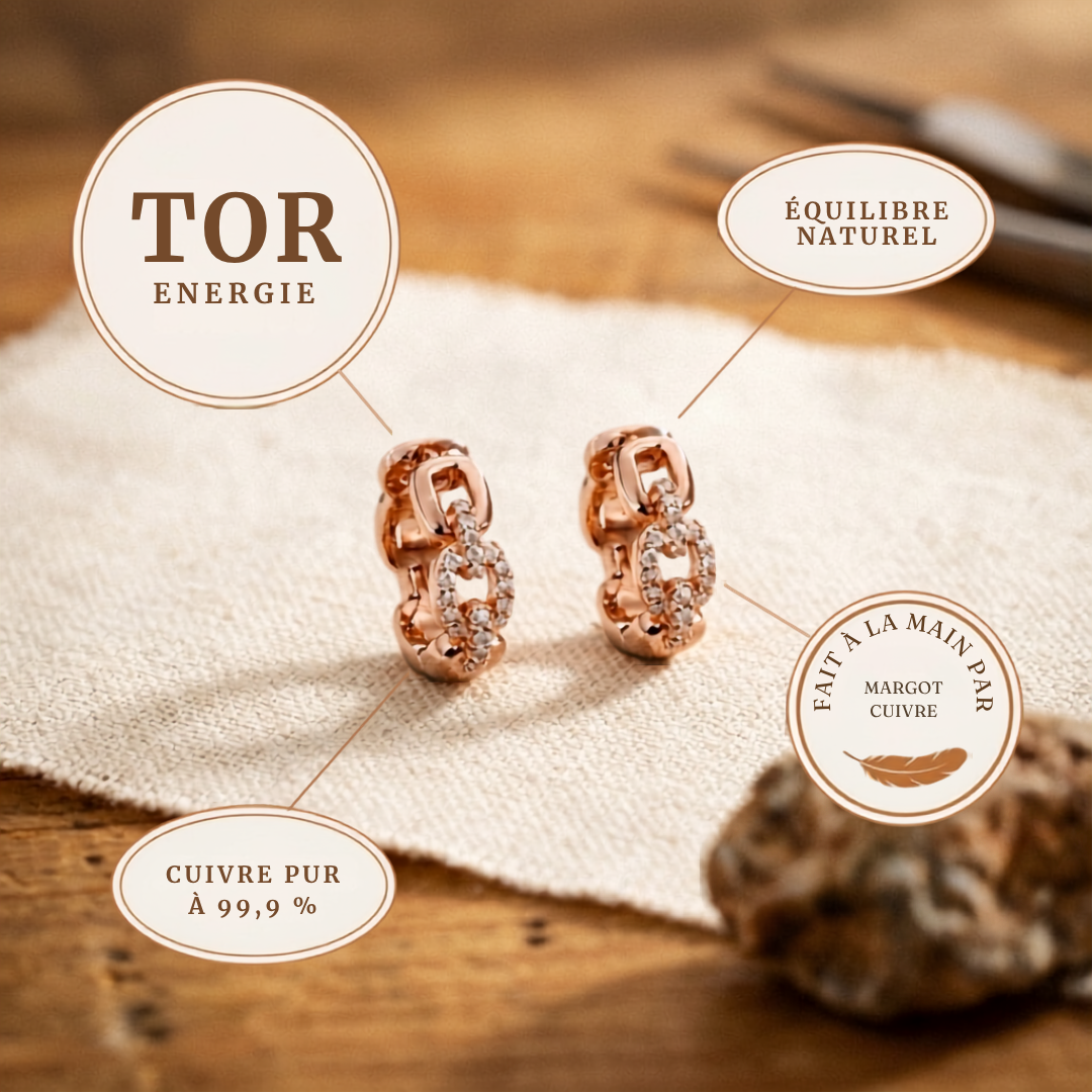 Boucles d'oreilles en cuivre de Margot Cuivre