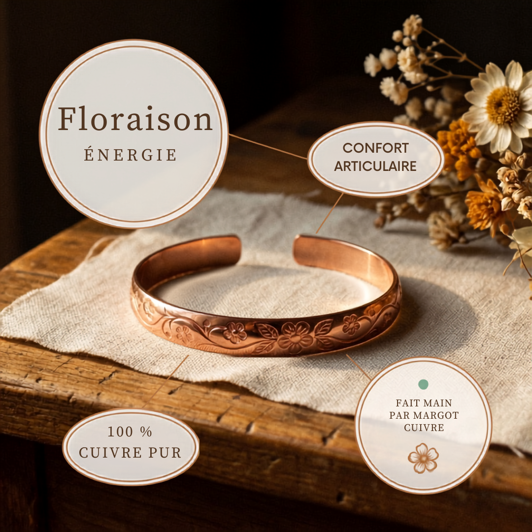 Bracelet en cuivre  Margot Cuivre Bloom