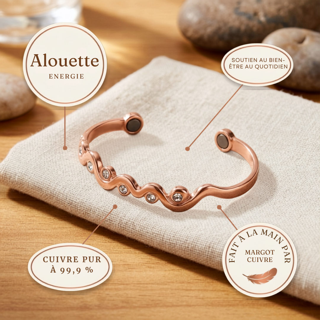 Bracelet en cuivre Lark de Margot Cuivre