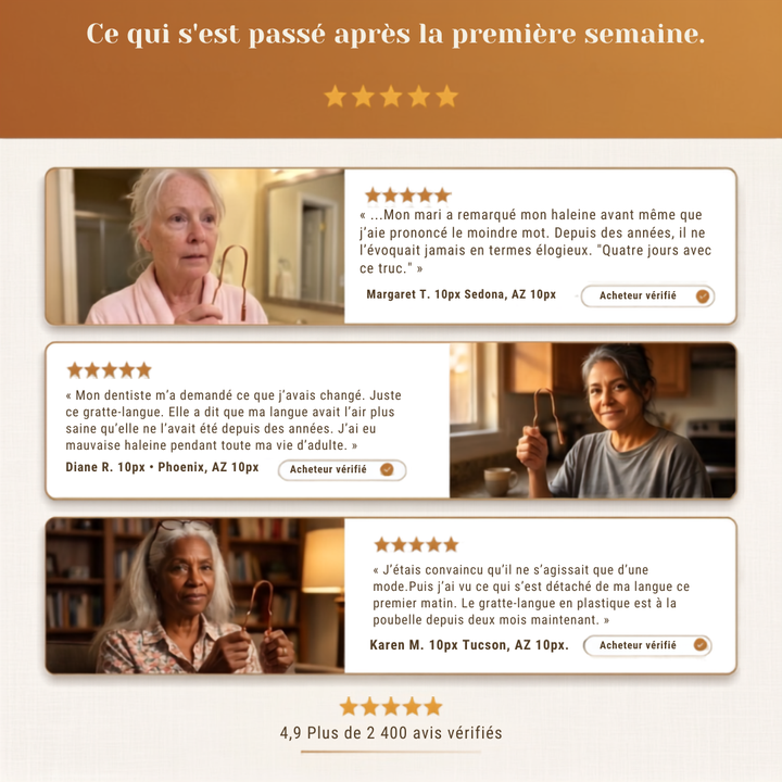 Raclette à langue en cuivre