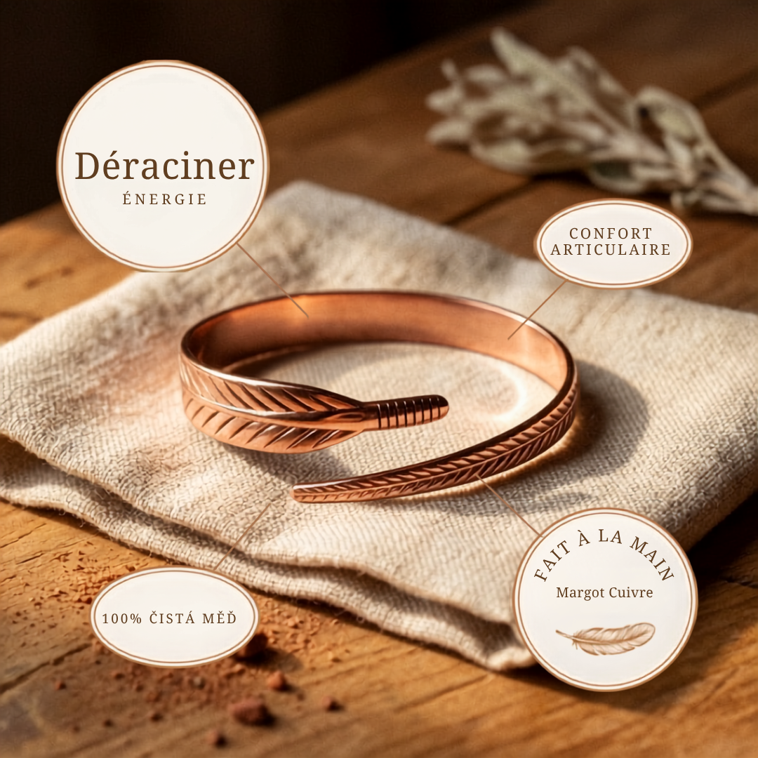Bracelet en cuivre de Margot Cuivre