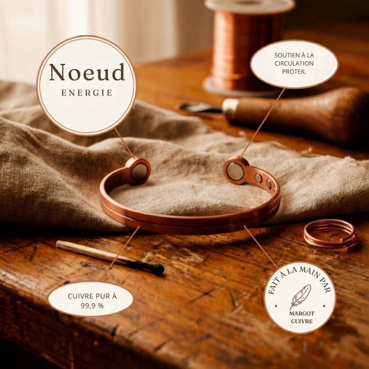 Bracelet en cuivre Margot Cuivre Wick