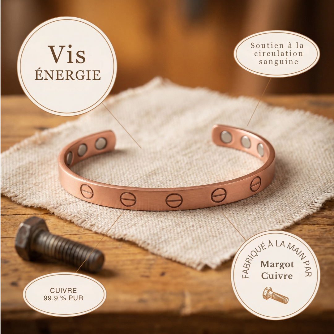 Bracelet en cuivre Margot Cuivre