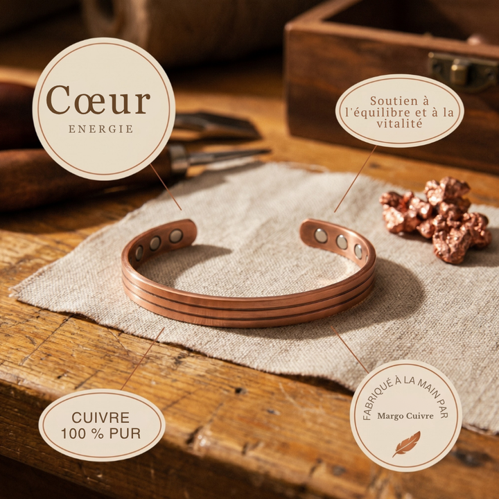 Bracelet en cuivre de Margot Cuivre
