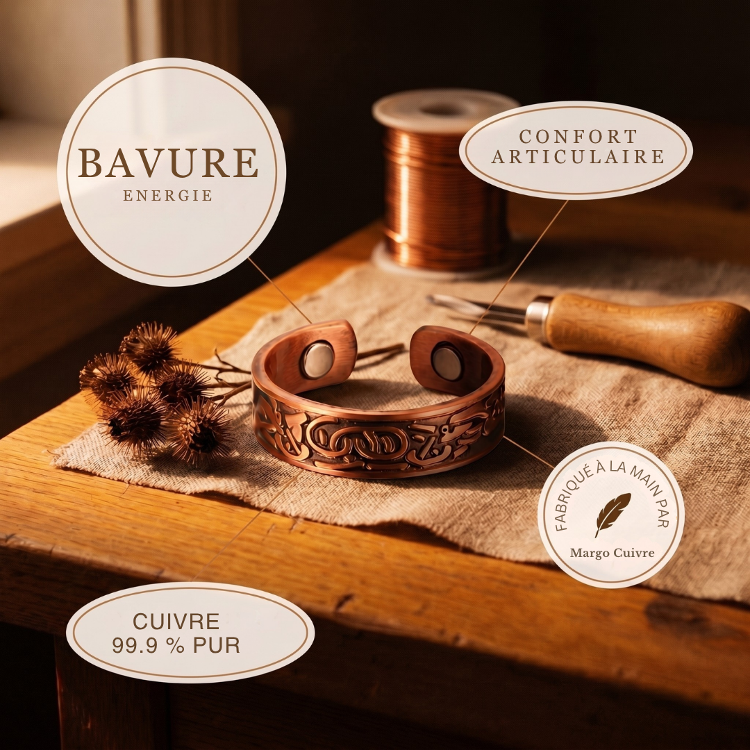 Bague en cuivre Burr de Margot Cuivre