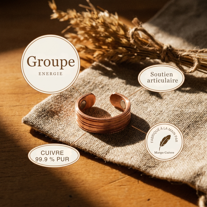 Bague en cuivre Margot Cuivre