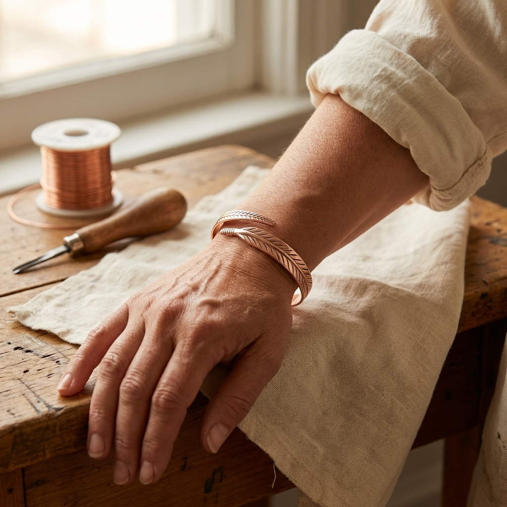 Bracelet en cuivre de Margot Cuivre