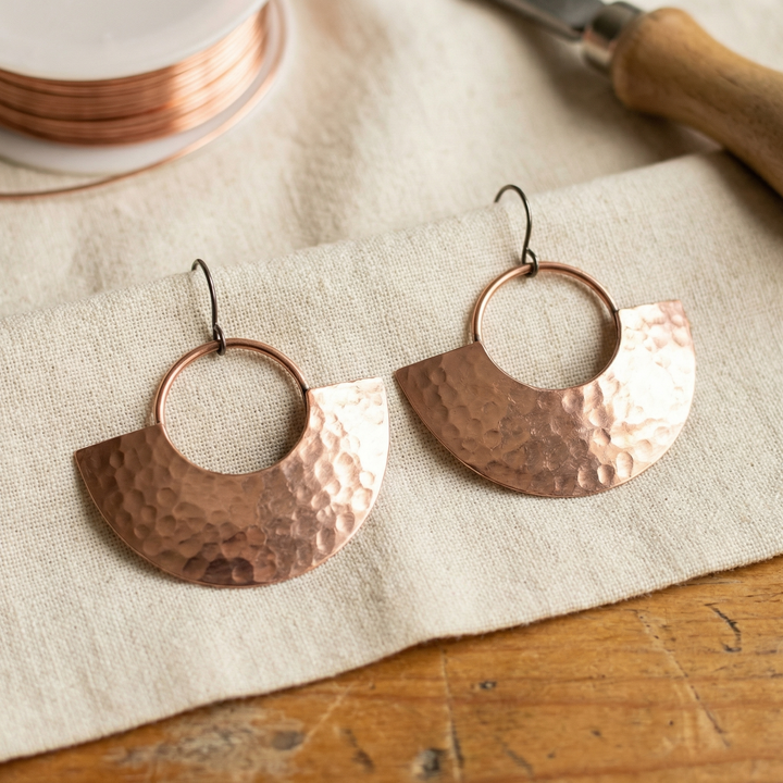 Boucles d'oreilles en cuivre de Margot Cuivre