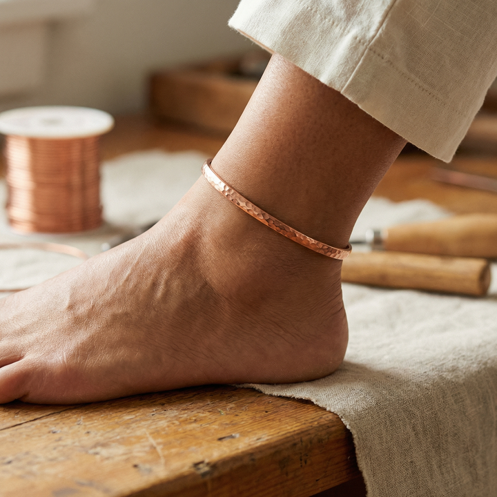 Bracelet de cheville en cuivre de Margot Cuivre