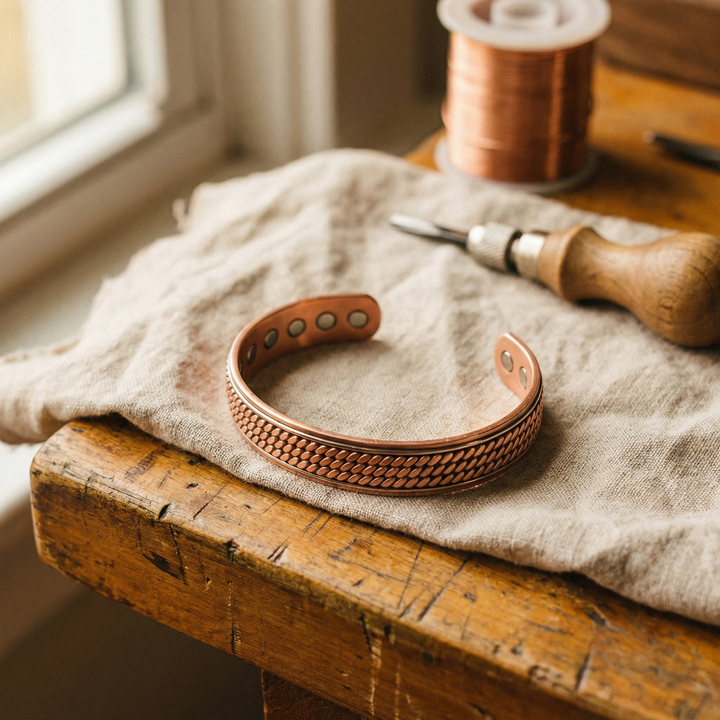 Bracelet en cuivre Margot Cuivre Wave