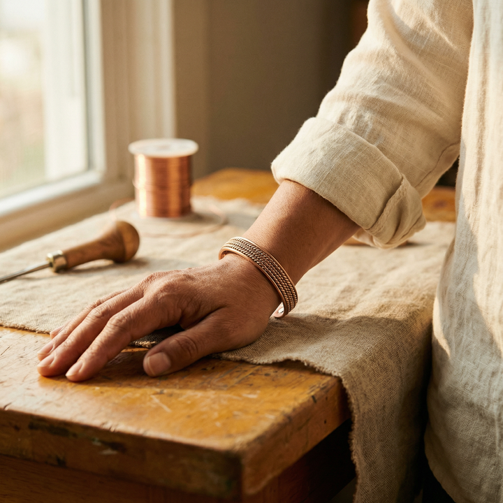 Bracelet en cuivre Margot Cuivre Forge