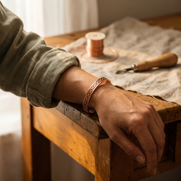 Bracelet en Cuivre Actuel de Margot Cuivre