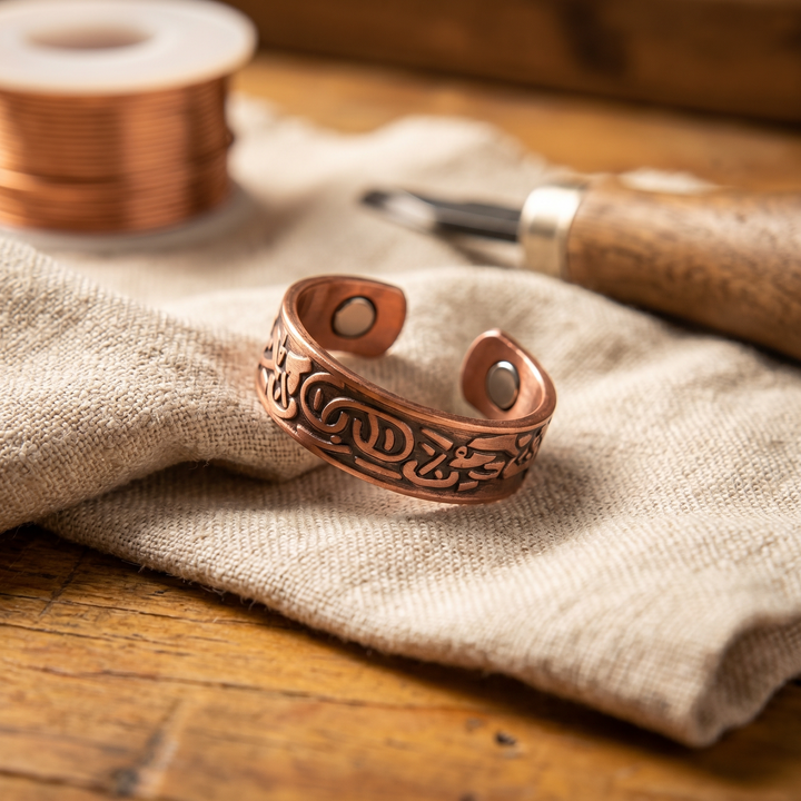 Bague en cuivre Burr de Margot Cuivre