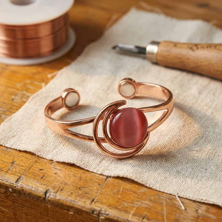 Bracelet en cuivre rose Margot Cuivre Sphere