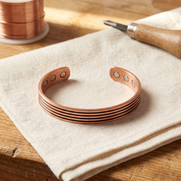 Boucles d'oreilles Margot Cuivre Sage Copper