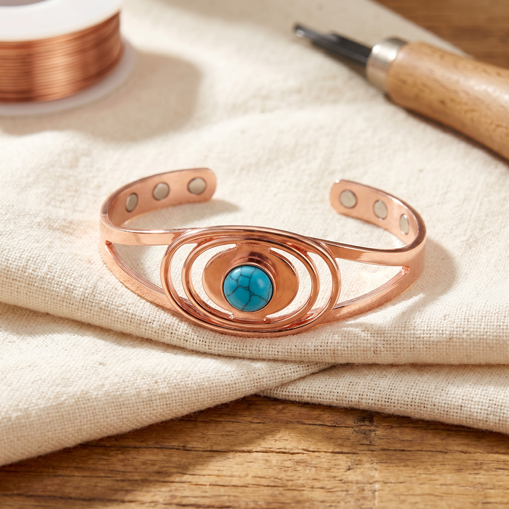 Collier en cuivre avec verou