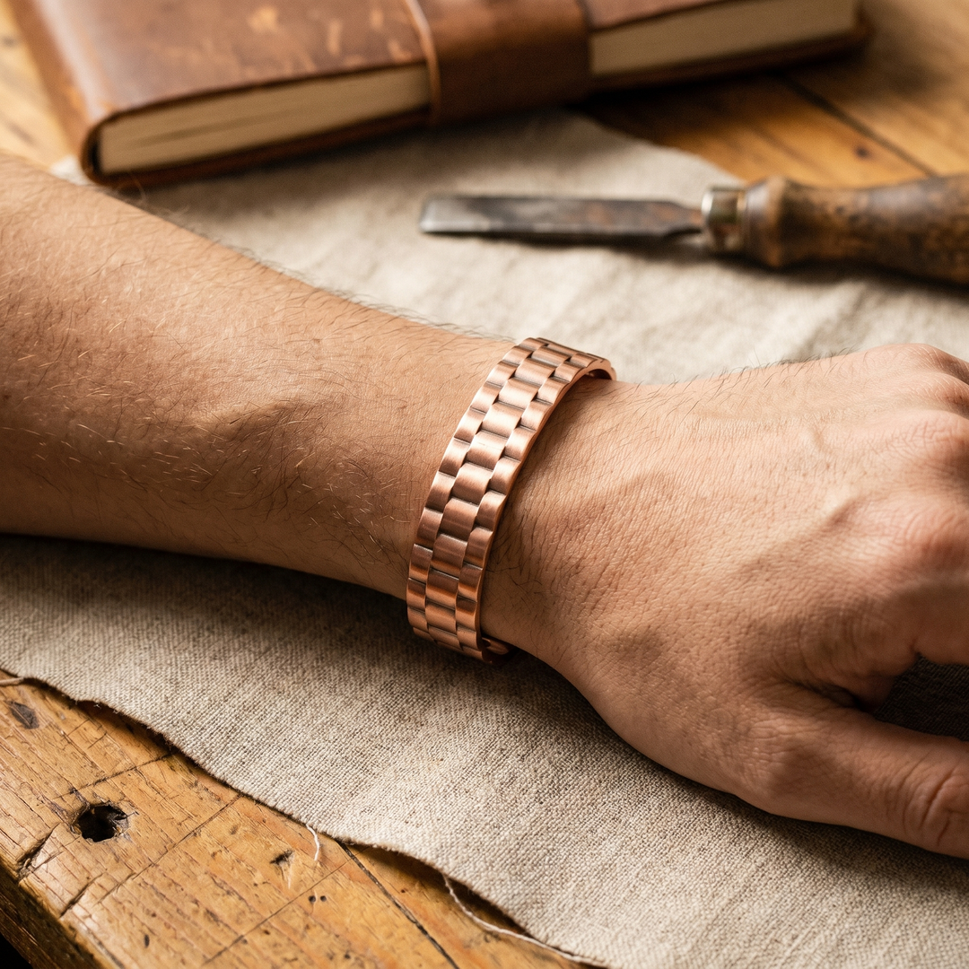 Bracelet en cuivre pour hommes Margot Cuivre