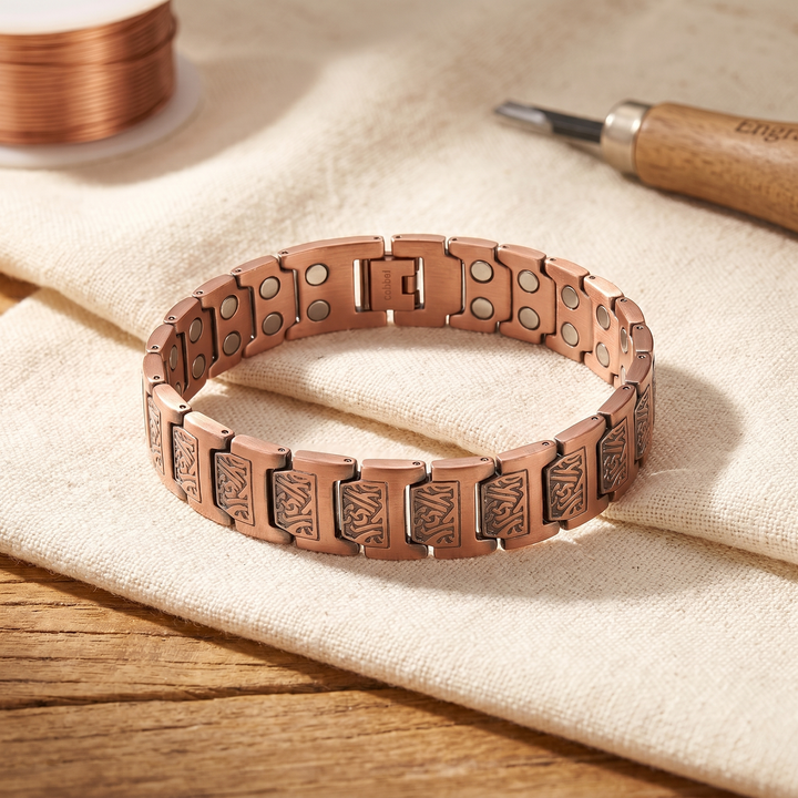 Bracelet en cuivre pour homme Margot Cuivre Glen