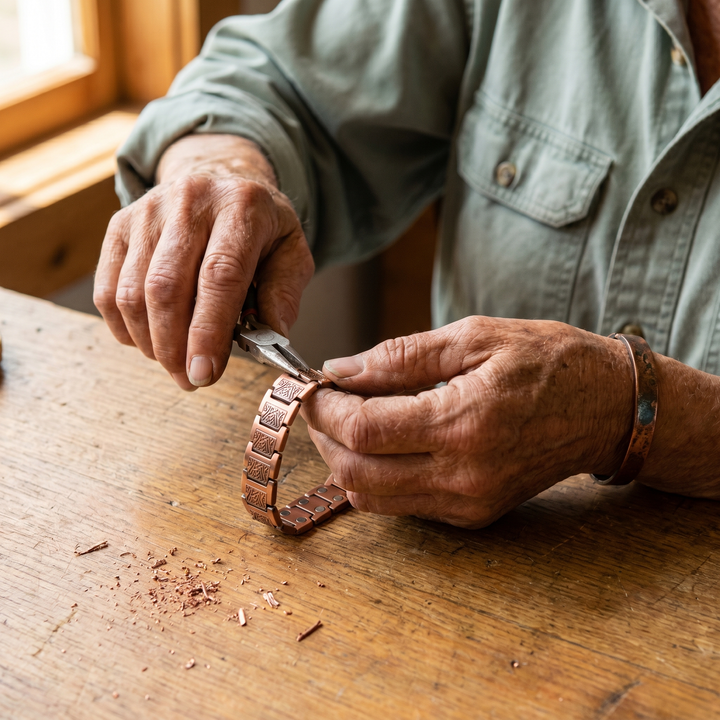 Bracelet en cuivre pour homme Margot Cuivre Glen