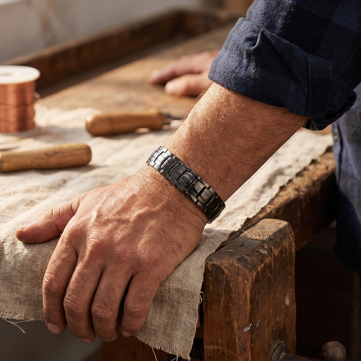 Bracelet en cuivre ocre pour homme Margot Cuivre
