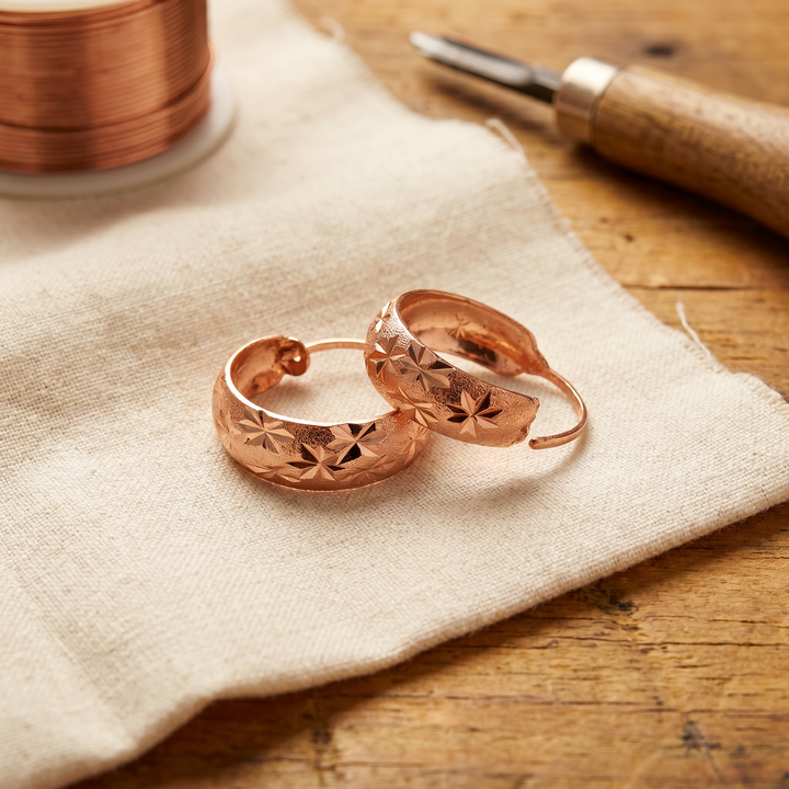 Boucles d'oreilles Margot Cuivre Dew en cuivre
